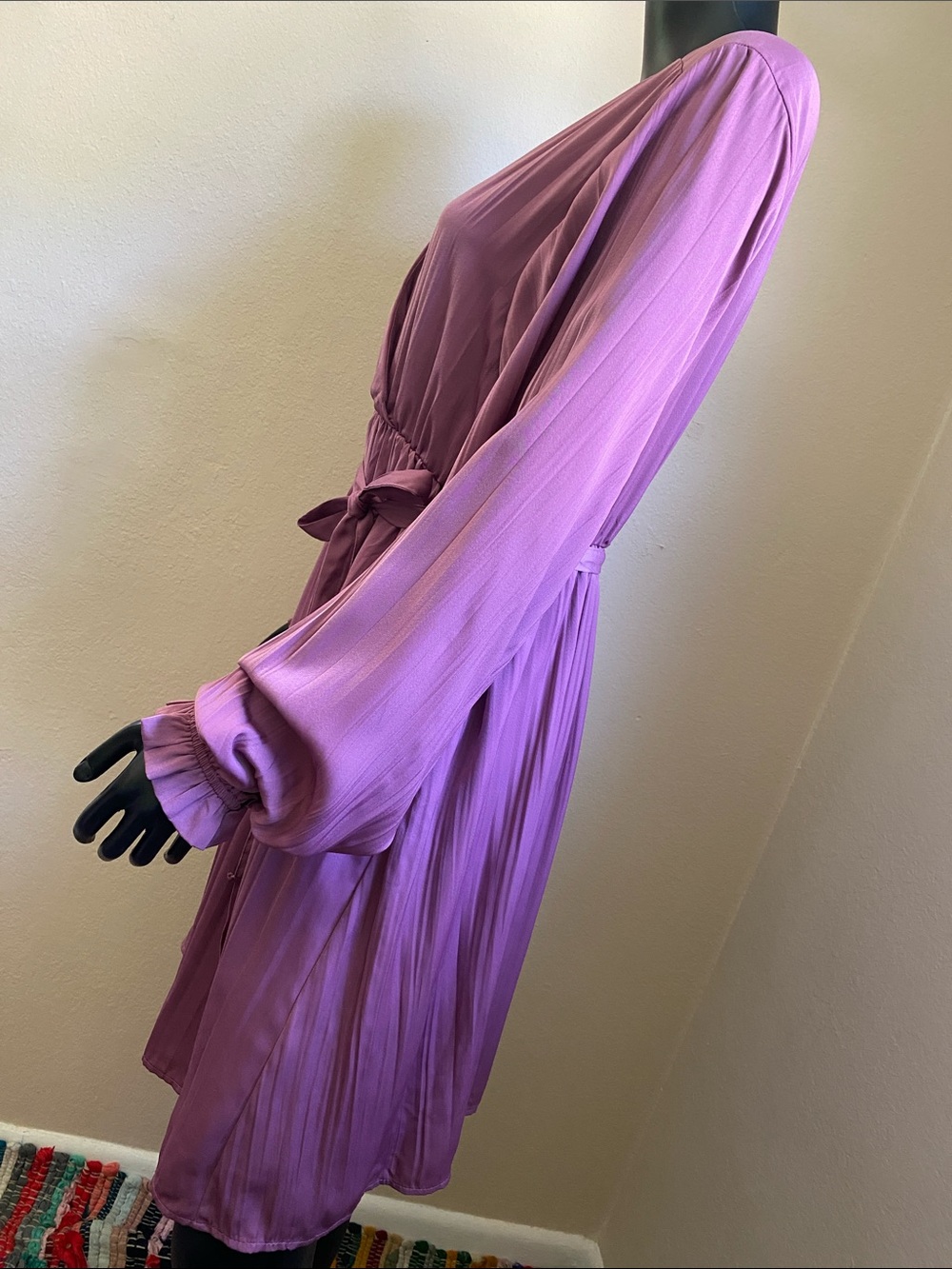 Motherhood Wrap-Front Long Sleeve Maternity Dress NWoTs - Picture 5 of 12